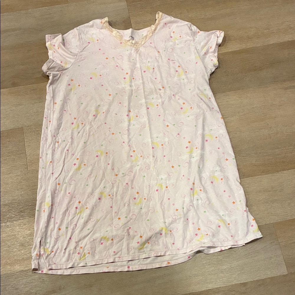 Kids Pink Pajamas with Star Pattern
